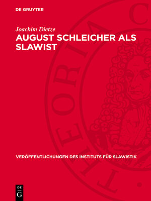 cover image of August Schleicher als Slawist
